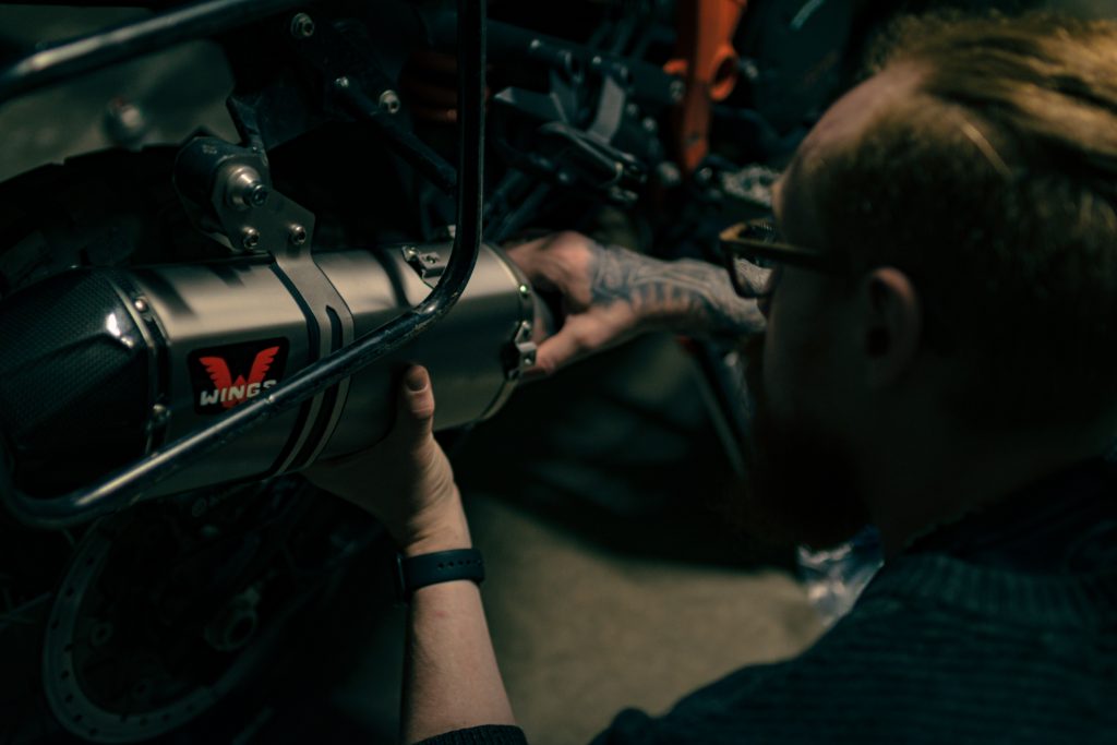 tłumik motocyklowy